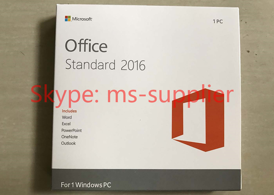 Original Microsoft Office 2016 Standard License With DVD Media , 100% Activation