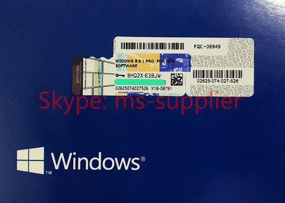 Lifetime Guarantee Microsoft Windows 8.1 Pro Pack 64 Bit DVD System Builder Online Activation