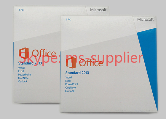 Microsoft Office Standard 2013 Retail Version 1 DVD and 1 Key Card Pack Software