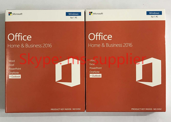 Genuine Microsoft Office Home And Business 2016 For Mac 32 / 64 Bit COA Sticker Label