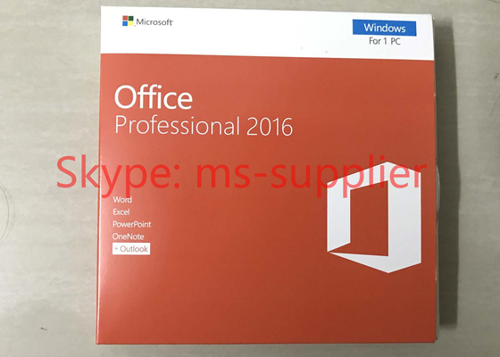 Genuine DVD Box Office 2016 Professional Retail For Windows PC Product Key Card