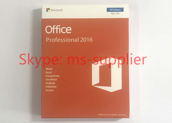 Genuine Office Professional 2016 Retail Box 365 Personal Product Key Card