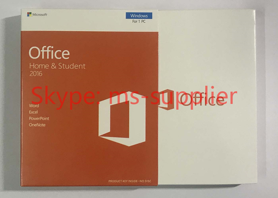 English Office Home And Student 2016 Mac / Windows PC Software Retail Box