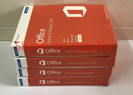 Microsoft Office 2016 Home and Business For Win PKC / Retail Product Key Card Activation Online OEM Key