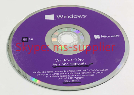 Italian Language Microsoft Software Win 10 OEM Proffesional Italian Version  64 Bit Package Activation Online