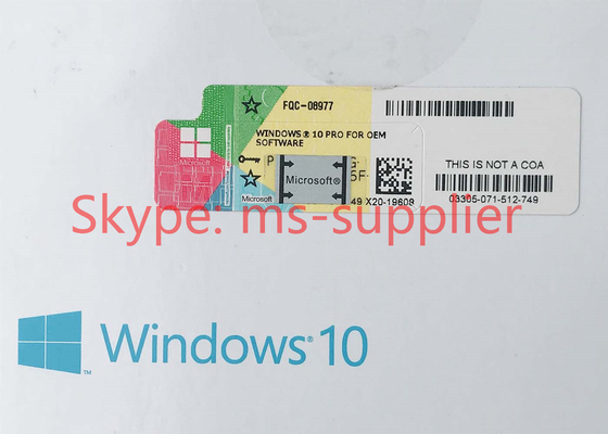 Microsoft OEM Key Windows 10 Proffesional Operating System Software For Multi Languages