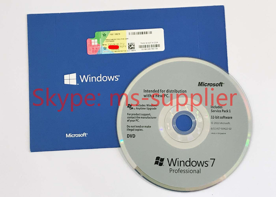 Windows 7 Activation Product Key 64 32 Bit COA With OEM Disc Sp1 Version