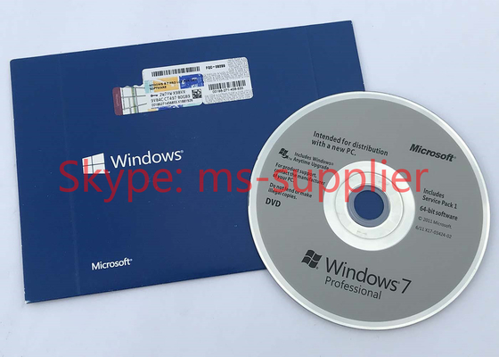 Original Windows 7 Pro Pack 64 Bit Full Version , Microsoft Windows 7 Professional DVD
