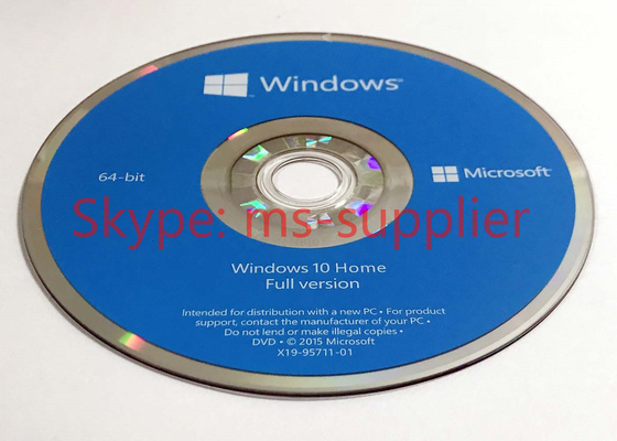 Microsoft Windnows 10 Home OEM 32 / 64Bit DVD Retail package Online Activation, Win 10 Home OEM