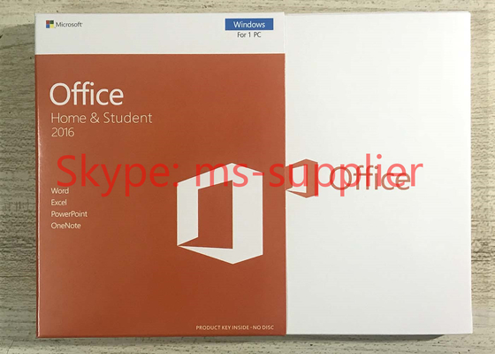 Genuine Microsoft Office Standard, Home And Student 2016 For 32 / 64 Bit COA Sticker Label