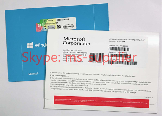 Activation Online Microsoft Windows Server 2012 R2 Standard COA 32 Bit / 64 Bit