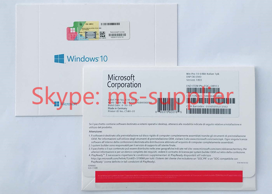 International Windows 10 Pro Oem Download 32 64 Bit Genuine License Key Italian Version