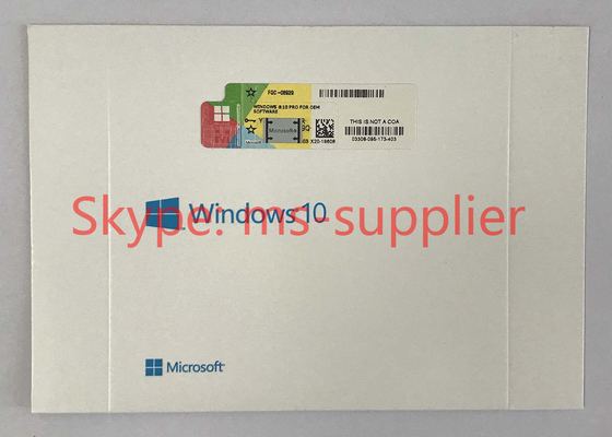 32/64bit DVD Windows 10 Pro Pack With Product OEM Key , Microsoft Windows 10 Pro