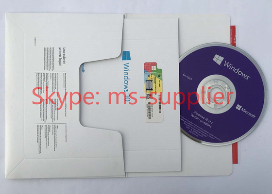 100% Activation Online Windows 10 Proffesional OEM Pack 64 Bit DVD / USB 3.0 Retail License