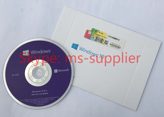 Windows 10 Professional Spanish Version OEM Pack Online Activation , Lifetime Warranty