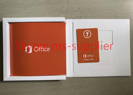 Original Microsoft Office Standard 2016 License With DVD Media Retail Box