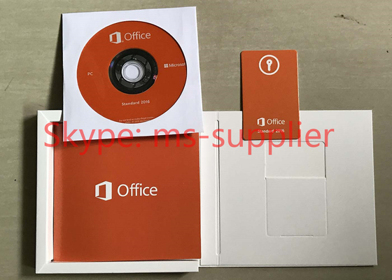 Original Microsoft Office 2016 Standard License With DVD Media , 100% Activation