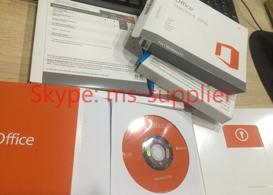 Microsoft Office Standard 2016 Full Version DVD / CD Media Wndows Retail Box Online Activation