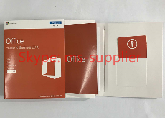 Genuine Microsoft Office Home And Business 2016 32 / 64 Bit 1PC English Version