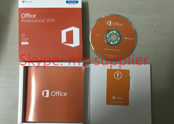 Microsoft Office 2016 Professional Plus + Open License Software + COA License 1 pc + DVD  / USB Retailbox