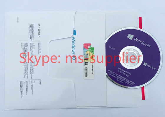 Brand New Windows 10 Professional 64 Bit DVD OEM COA Key Korean Language FQC -08983