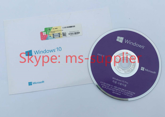 Genuine Windows 10 Pro Software OEM Korean 64 Bit Package Lifetime Guarantee