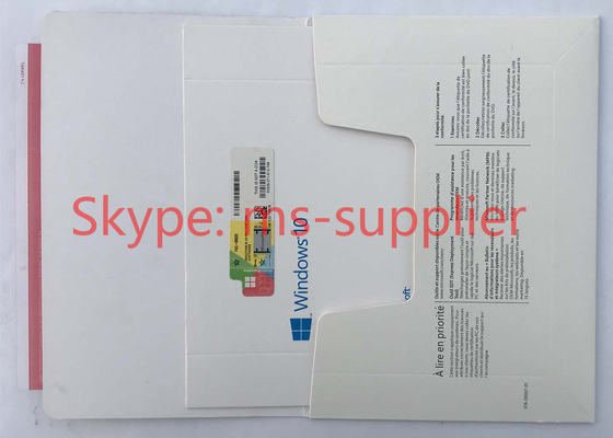 Microsoft Windows 10 Proffesional OEM New Key French 64 Bit DVD With Product OEM Key Card Activation Online