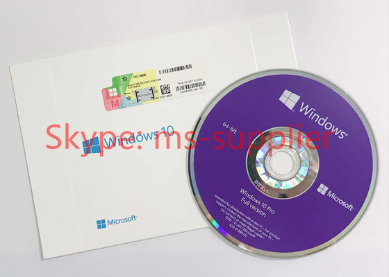 OEM English Windows 10 Professional Full DVD Version For Computer System , Windows 10 Pro Pack