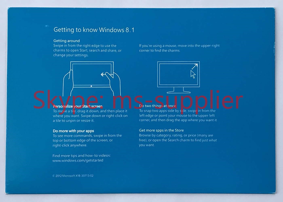 Lifetime Guarantee 64 Bit Windows 8.1 Pro Product Key For Activation , English Package