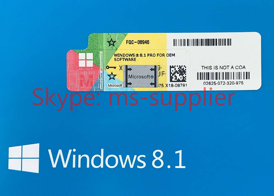 Lifetime Guarantee 64 Bit Windows 8.1 Pro Product Key For Activation , English Package