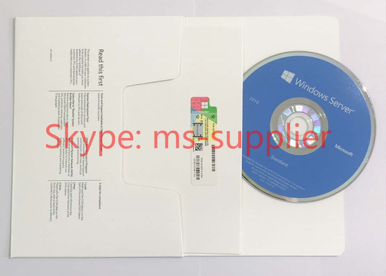 64 Bit Full Version Windows Server 2016 OEM DVD COA Sticker Server Operating System