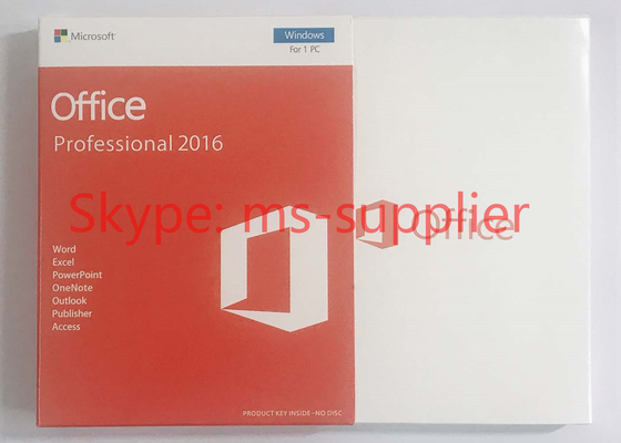 Genuine Microsoft Office 2016 Home and Business, Professional, Professional Plus OEM New Key Card